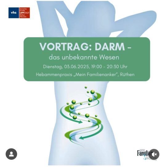Vortrag “Darm – das unbekannte Wesen” am 03.06.2025 in Rüthen